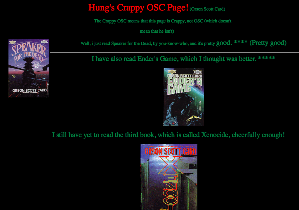 OSC Page
