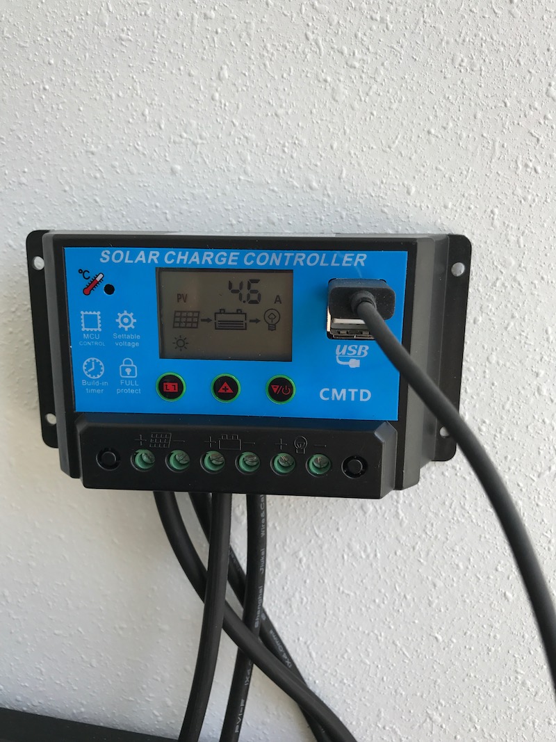 The highest amperage I've seen is about 6, where I suppose the most the panel can give is 8.3 if it was on the surface of the sun.